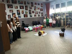 Występ marianek w DPS Wędrowiec, 25.10.2025
